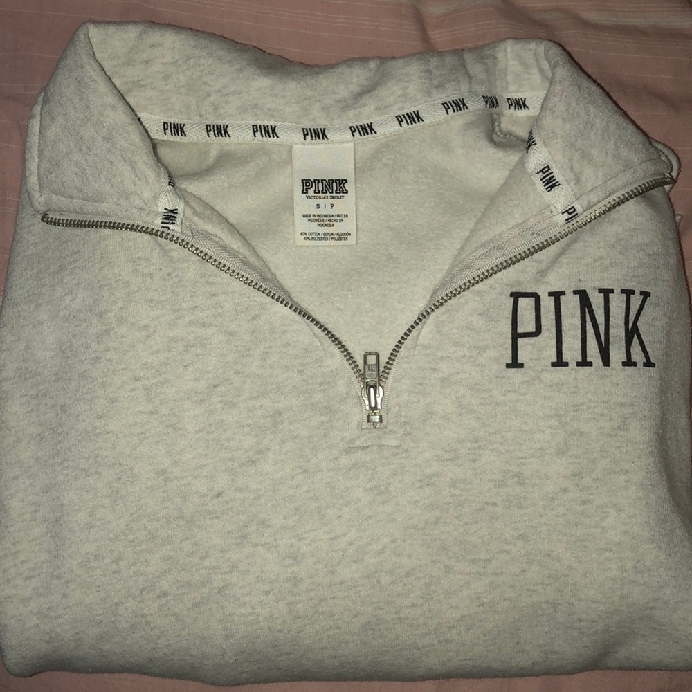 VS Pink Quarter ZIP Jacket